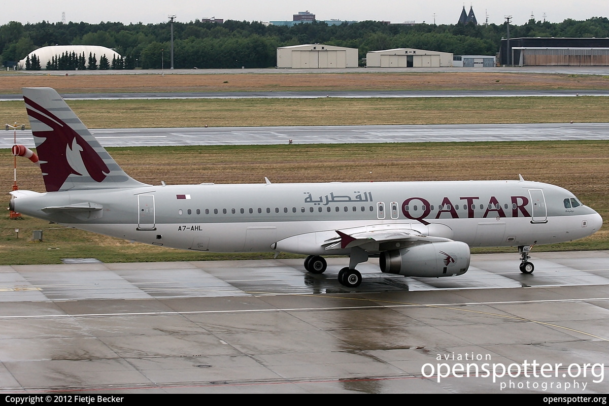 A7-AHL - Qatar Airways Airbus A320-232 at Berlin-Tegel Airport (TXL/EDDT) taken by Fietje Becker | openspotter.org | ID: 5809